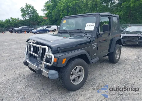 1999 Jeep Wrangler Sport from USA, damaged, VIN 1J4FY19S1XP406264